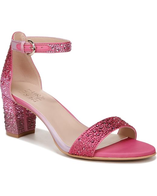 Naturalizer Pink Limited Edition Vera Ankle Strap Dress Sandals