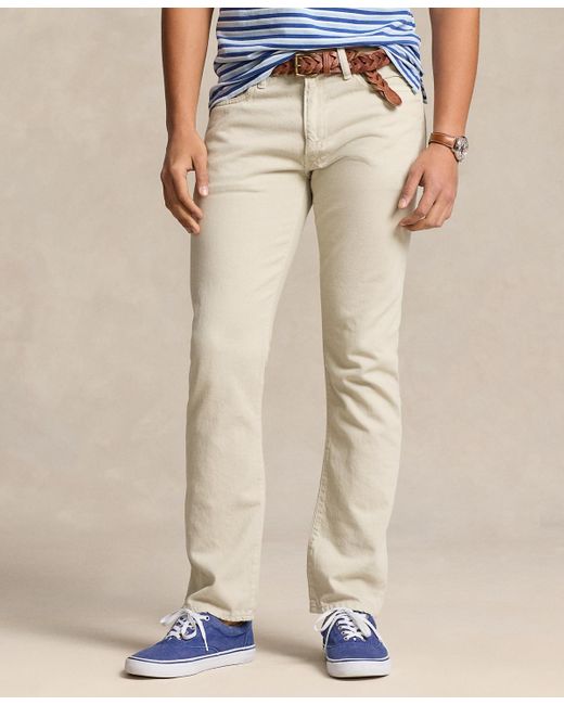 Polo Ralph Lauren Blue Varick Slim Straight Garment-dyed Jeans for men