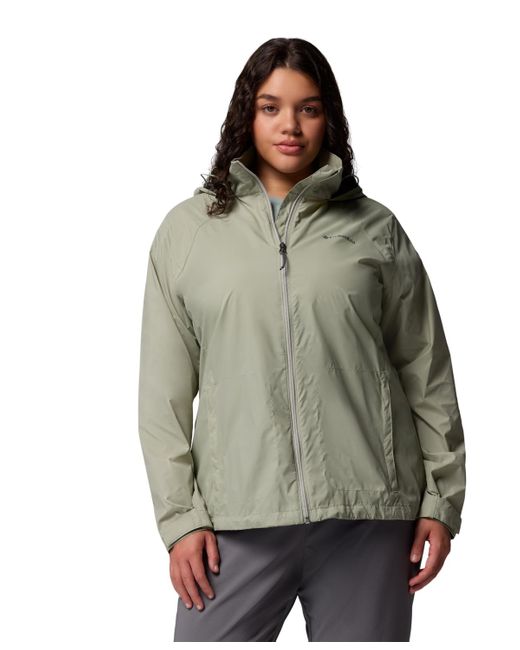 Columbia Women's Green Plus Size Switchback Iv Jacket
