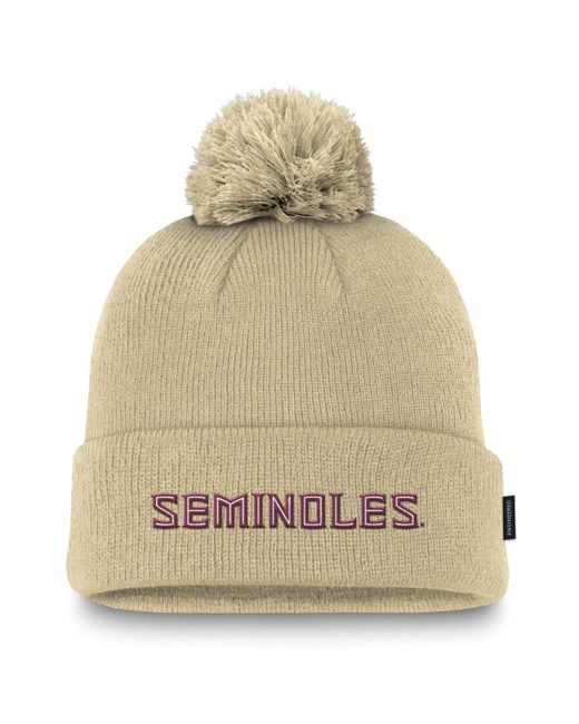 Nike Natural Florida State Seminoles Peak Cuffed Knit for men