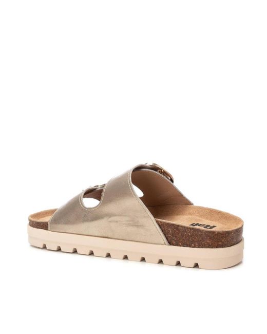 Xti Natural Footbed Jute Wrapped Platform Sandals By