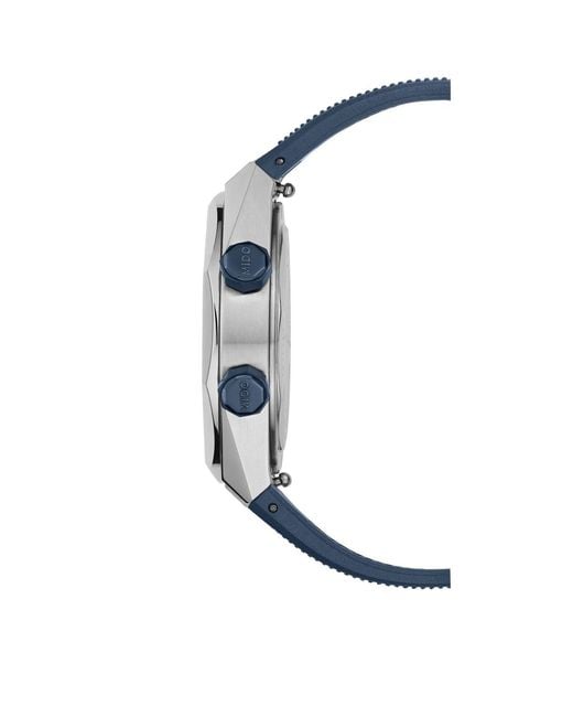 MIDO Blue Multifort 8 Rubber Swiss Automatic Watch