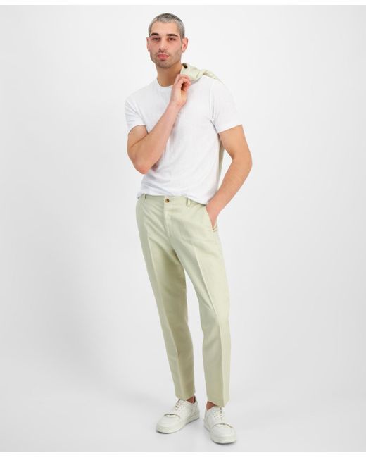 INC International Concepts Green Luca Slim Pants for men