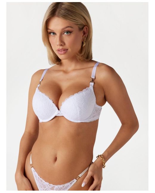 Guess Brown Greta Push-up Bra