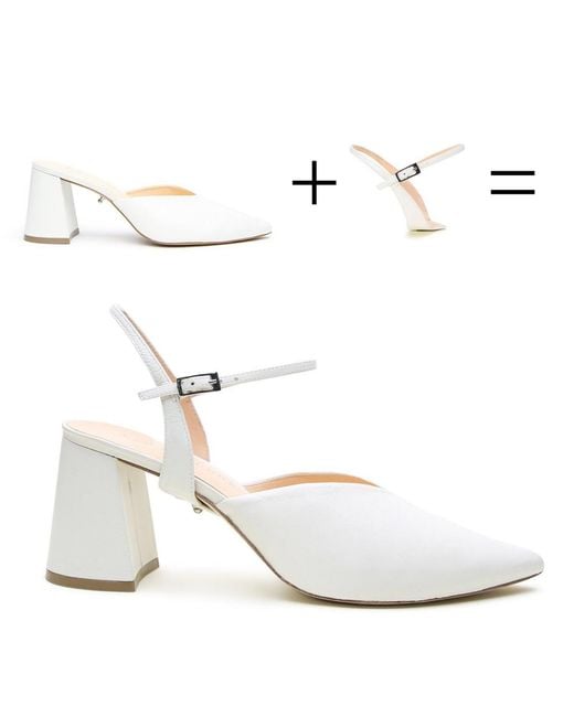 Alterre White Amal Customizable Bridal Platform