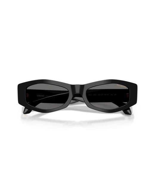 Versace Black Polarized Sunglasses