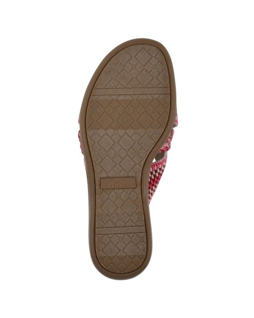 White Mountain Pink Blinding Slide Slip-on Sandals