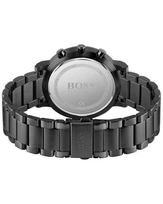 BOSS by Hugo Boss Chronograph Integrity Black Stainless Steel Bracelet