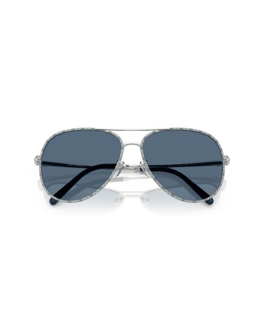 Tory Burch Blue Large Sunglasses