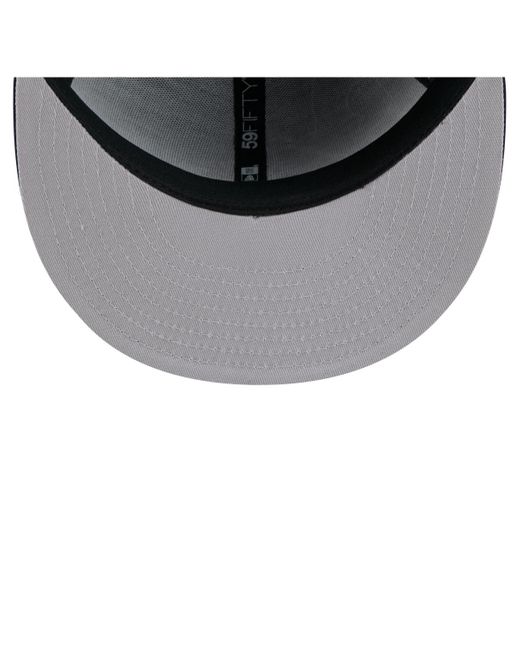 KTZ Blue Boston Red Sox Yarn Stitch 59fifty Fitted Hat for men