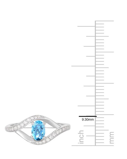 Macy's Metallic Lab Grown Multi Gemstone Ring