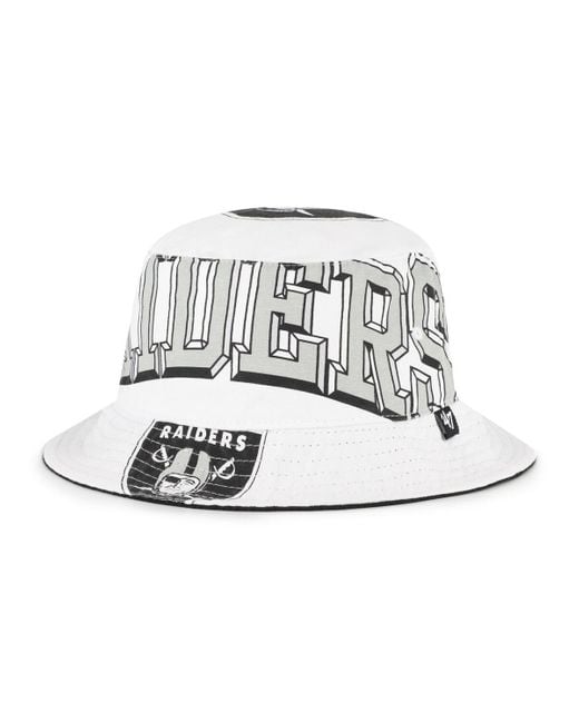 '47 White Las Vegas Raiders Energize Bucket Hat