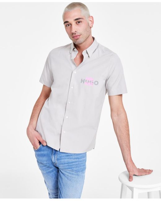 HUGO White By Boss Logo Shirt for men