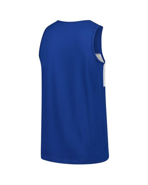 Mitchell & Ness Blue Indianapolis Colts Retro Color Block Tank Top for men