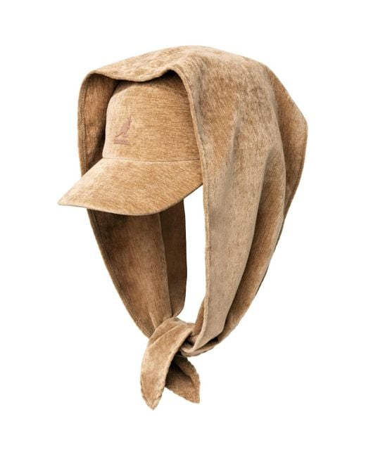Kangol Natural Velvet Drape 5-panel Baseball