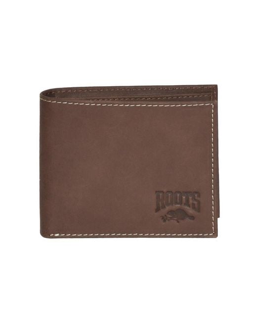 ROOTS Green Slim Bifold for men