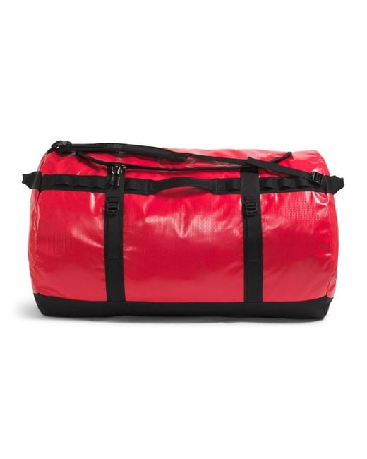The North Face Red Base Camp Duffel Bag for men