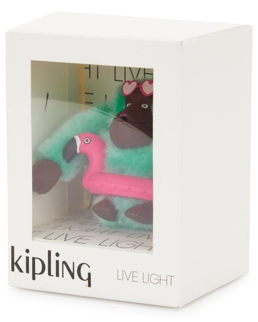Kipling Green Racket Monkey Keychain Bag Charm
