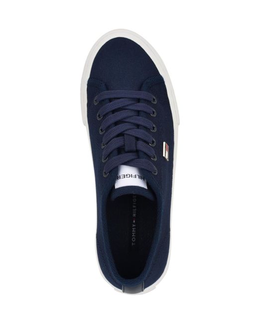 Tommy Hilfiger Blue Aressa Flag Lace-up Sneakers