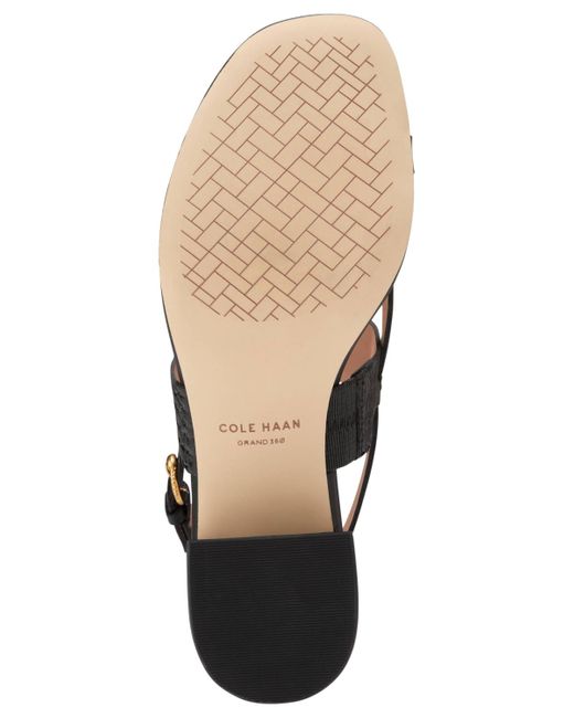 Cole Haan Black Anica Lux Block-heel Dress Sandals