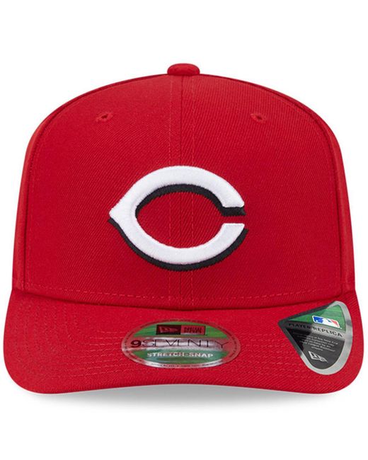 KTZ Red Cincinnati S Player Replica 9seventy Adjustable Hat for men