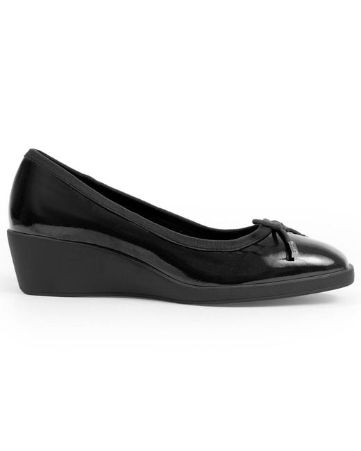 Aerosoles Black Tema Wedge Pump