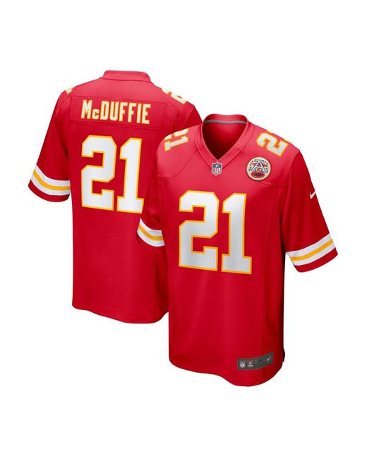 Nike Trent Mcduffie Red Kansas City Chiefs 2022 Nfl Draft First Round ...