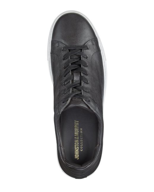 Johnston & Murphy Black Jake Lace To Toe Sneaker for men