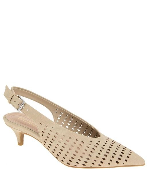 BCBGMAXAZRIA Natural Pawnee Sling Back Pump