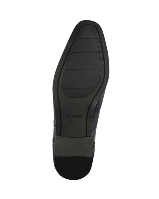 Tommy Hilfiger Black Semaj Dress Lace Up Oxfords for men