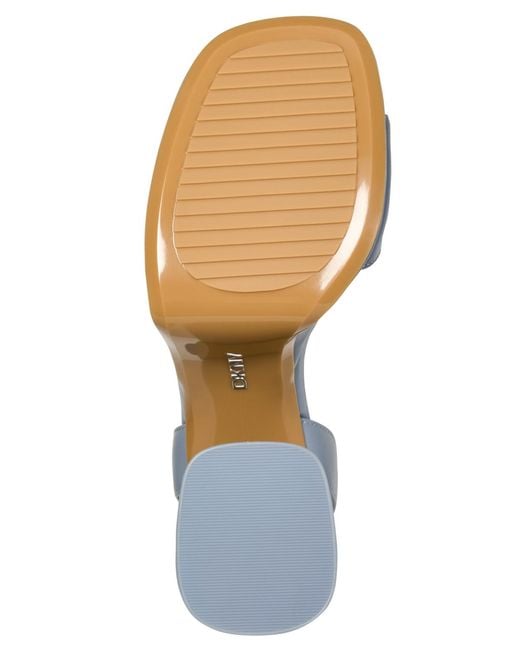 DKNY Blue Scotia Platform Sandals
