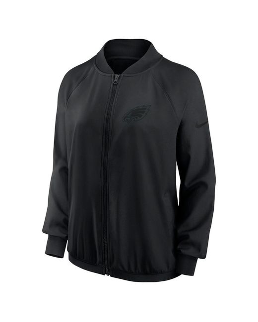 Nike Black Buffalo Bills Raglan Full-zip Jacket