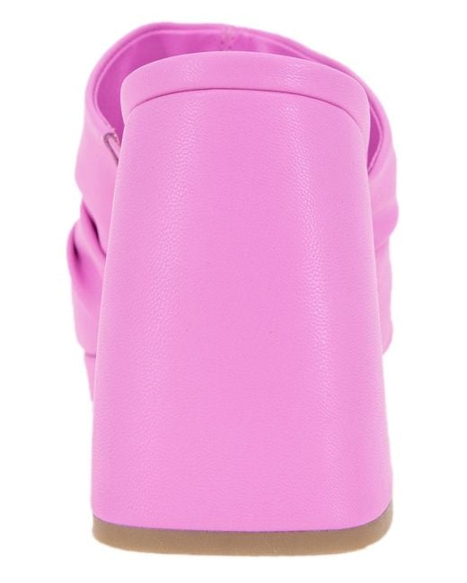 Kenneth Cole Pink Anika Platform Mules