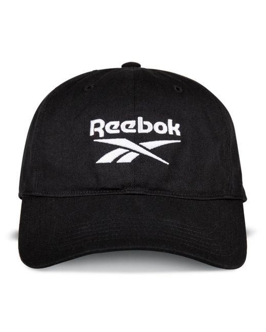 Reebok Black Twill Logo Cap for men