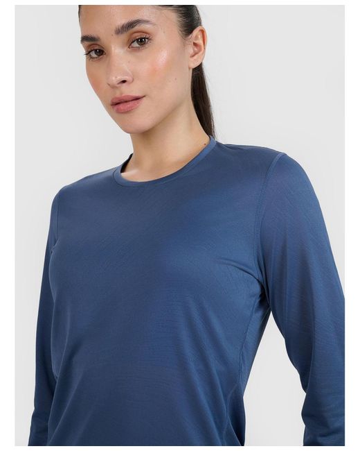 4F Blue Quick-drying Running Longsleeve