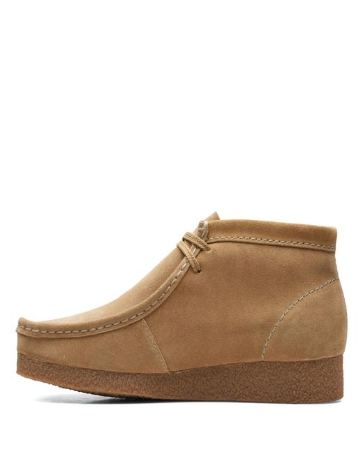 Clarks Brown Shacre Suede Boots for men