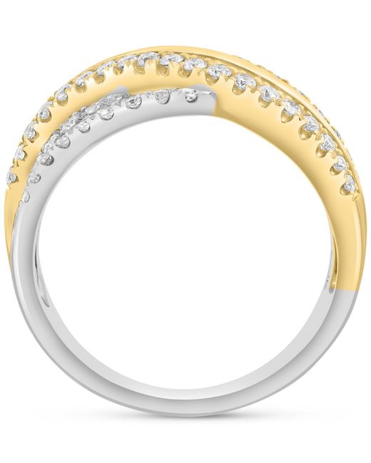 Effy Metallic Effy Diamond Multi-row Crossover Statement Ring (5/8 Ct. T.w.