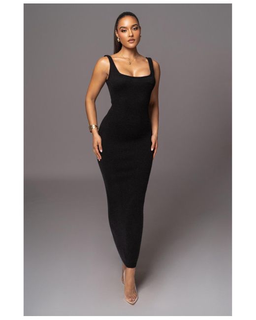 JLUXLABEL Gray Karolina Knit Maxi Dress