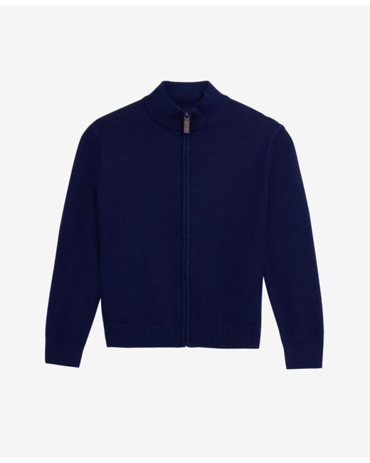 Xray Jeans Blue Boy's Full Zip Cardigan Sweater for men