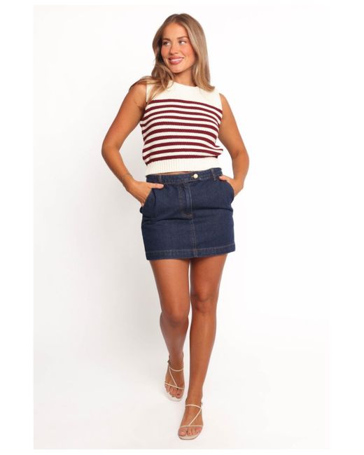 Petal & Pup Red Wensie Knitted Top
