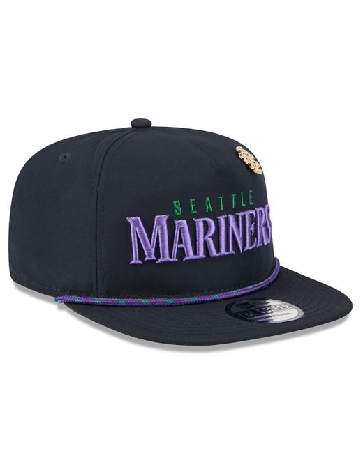 KTZ Blue Seattle Mariners 2025 Big League Chew Golfer Snapback Hat for men