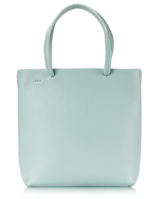Gigi New York Blue Sydney Mini Leather Shopper Bag