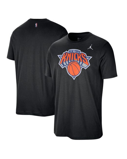 Nike Black New York Knicks Statement Edition Essential T-shirt for men