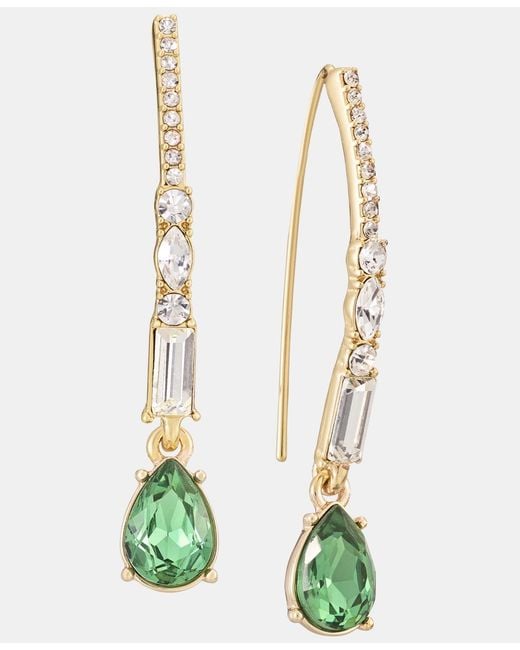 Givenchy White Crystal Threader Earrings