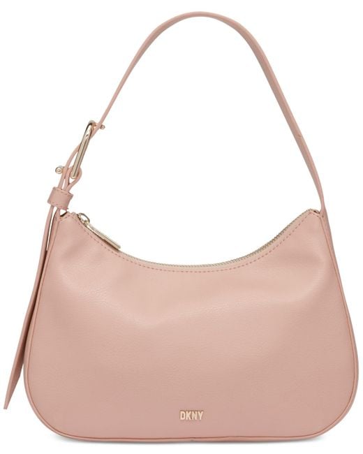 DKNY Pink Deena Top Zip Small Shoulder Bag