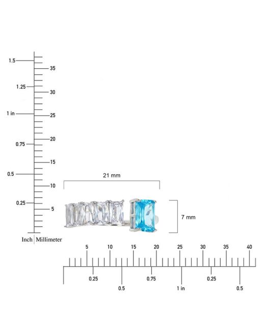 Macy's Blue Cubic Zirconia Ring (2.31 Ct. T.w.