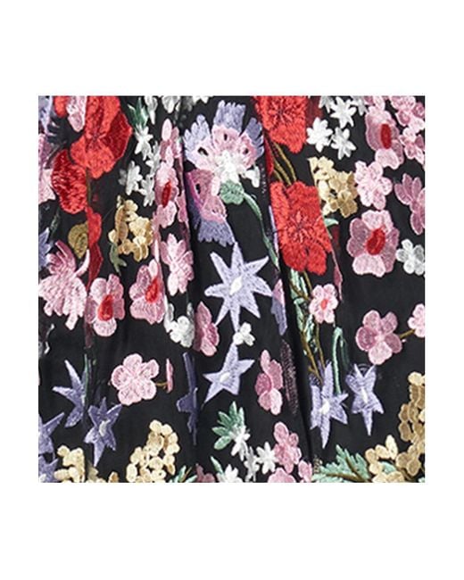 Bebe White Floral Embroidered Two Piece Set