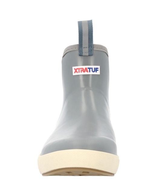 XtraTuf Blue Ankle Deck Boot Pro for men