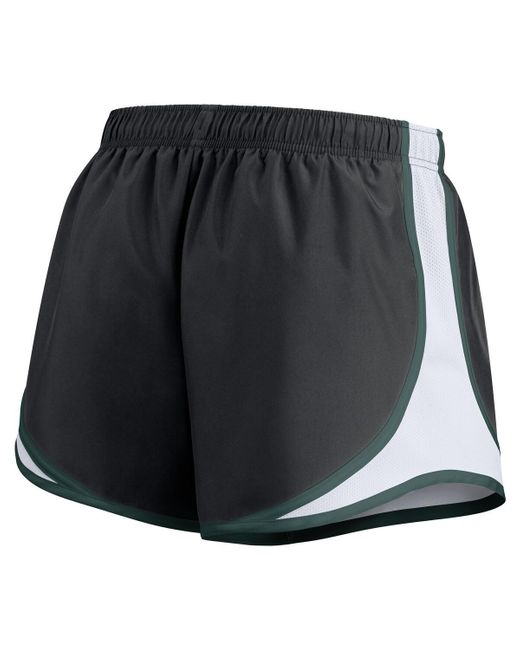 Nike Black Michigan State Spartans Spring Break Tempo Performance Shorts