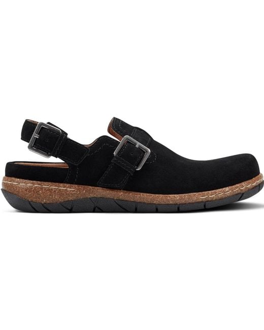 Earth Black Elmonte Slingback Clogs
